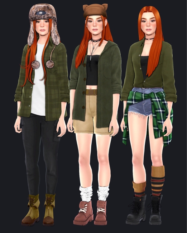 Maxis Match Wendy Gravity Falls by ladybugtrait - The Sims 4 Custom Content