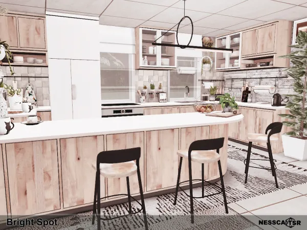 Mix Bright Spot by nesscasims - The Sims 4 Custom Content