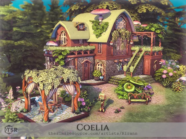 Maxis Match Coelia No by Rirann - The Sims 4 Custom Content