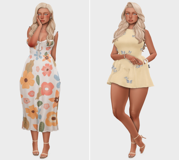 Maxis Match lunch with the girls sims 4 lookbook by simsfinds - The Sims 4 Custom Content