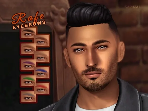 Mix Rafe Eyebrows by katverse - The Sims 4 Custom Content