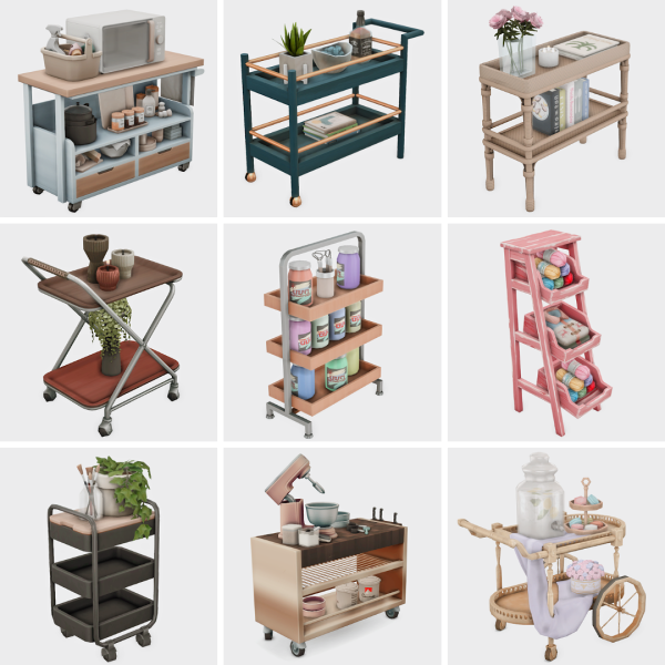 Maxis Match tiered storage must haves sims 4 finds by simsfinds - The Sims 4 Custom Content