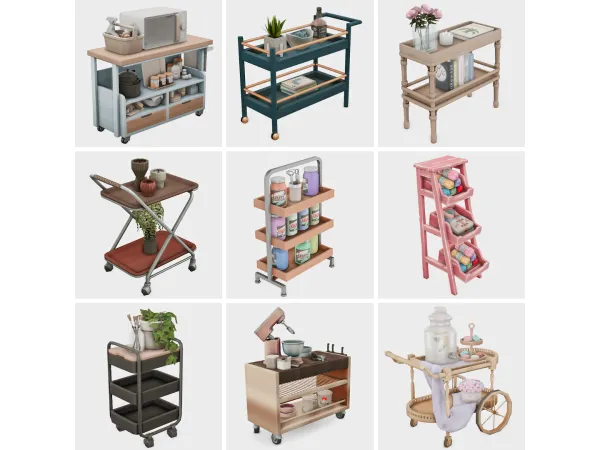 Maxis Match tiered storage must haves sims 4 finds - The Sims 4 Custom Content