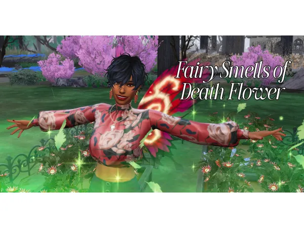 Mix Fairy Smells of Death Flower by simsfinds - The Sims 4 Custom Content