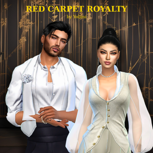 Alpha Power Couple: Gala Edition Exclusive Release by yolimi - The Sims 4 custom content