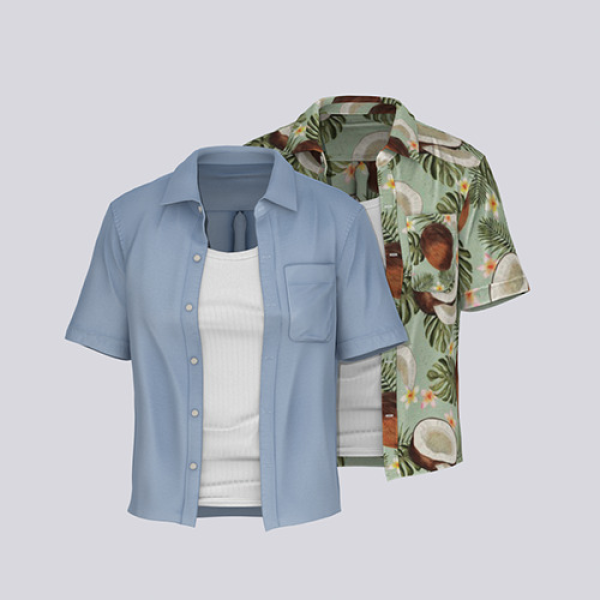 Maxis Match am Half Sleeve Shirt 01 Basic Socks 02 by simsfinds - The Sims 4 Custom Content