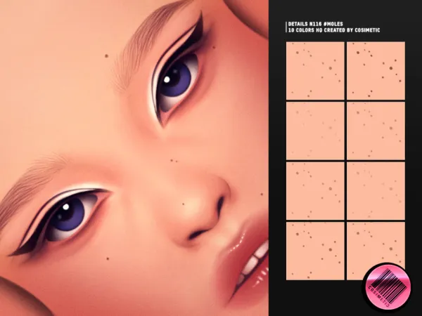Mix Faded Moles N116 by cosimetic - The Sims 4 Custom Content