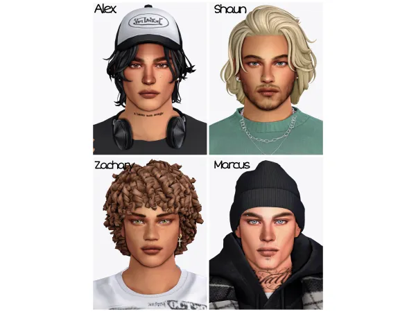 Maxis Match 3K Male sim dump by MaggyzSims - The Sims 4 Custom Content