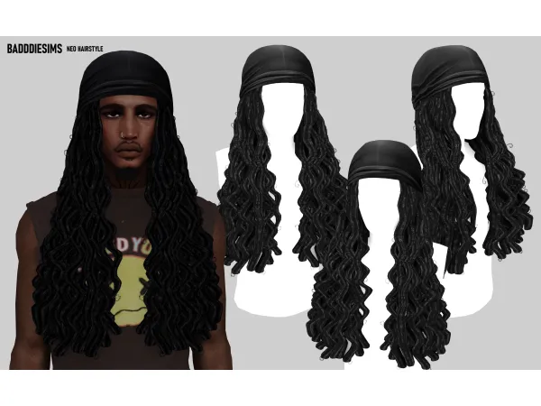Alpha NEO HAIRSTYLE by simsfinds - The Sims 4 Custom Content