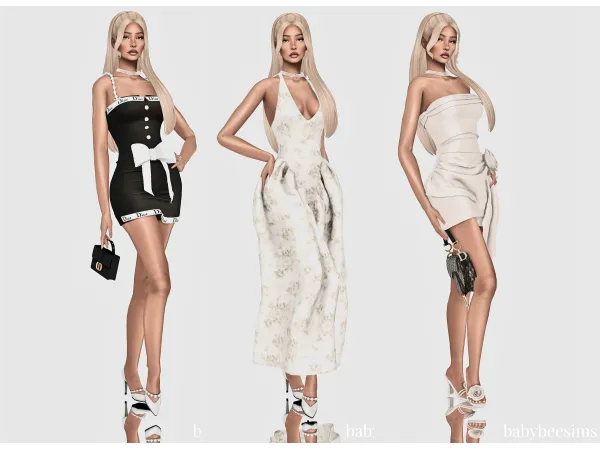 Mix High Tea Lookbook by simsfinds - The Sims 4 Custom Content