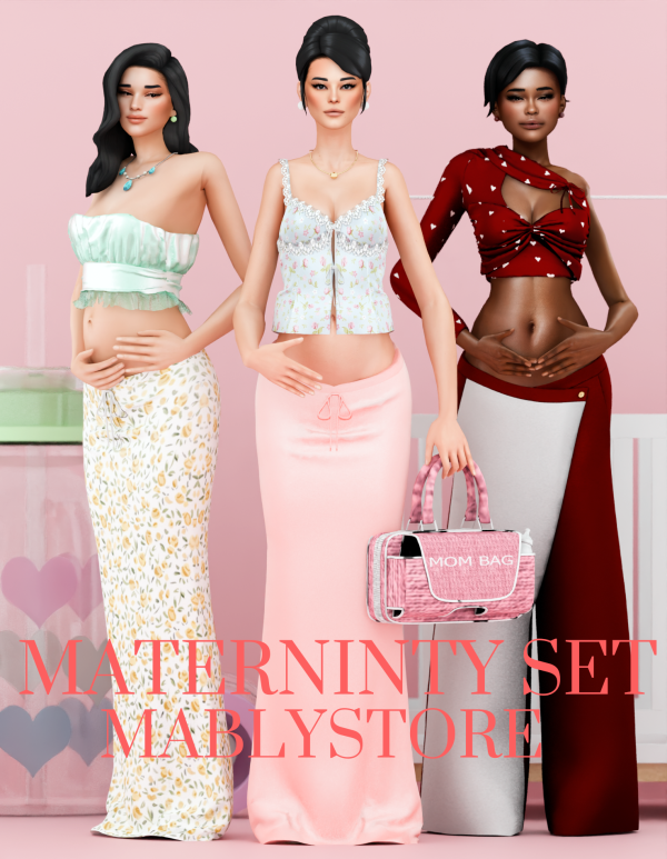 Alpha MATERNITY by simsfinds - The Sims 4 Custom Content