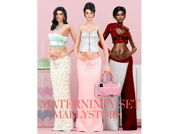 Alpha MATERNITY by Mably - The Sims 4 Custom Content