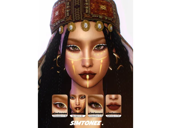 Maxis Match Simtonee Makeup Set 04 [Gift] - The Sims 4 Custom Content
