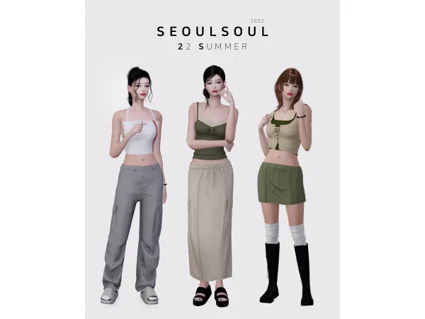 Alpha 22SUMMER by SEOULSOUL - The Sims 4 Custom Content