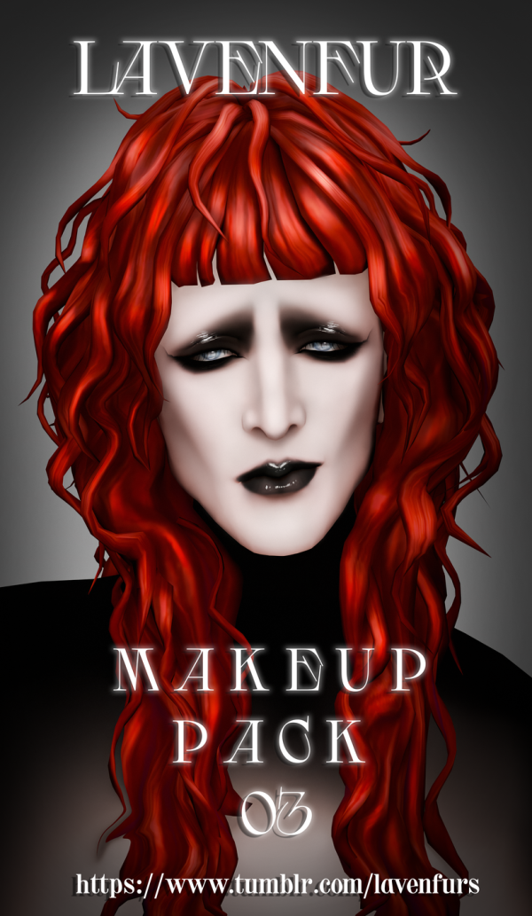 Mix 𝙻𝙰𝚅𝙴𝙽𝙵𝚄𝚁 𝙼𝙰𝙺𝙴𝚄𝙿 𝙿𝙰𝙲𝙺 𝟶𝟹 by lavenfur - The Sims 4 Custom Content