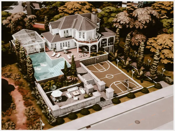 Maxis Match MM Family Mansion 7 by thesimsresource - The Sims 4 Custom Content