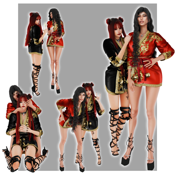 Alpha Naomi's poses by simmer_creator - The Sims 4 Custom Content