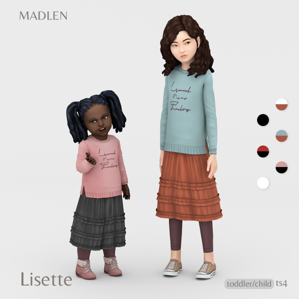 Maxis Match Lisette Outfit by madlensims - The Sims 4 Custom Content