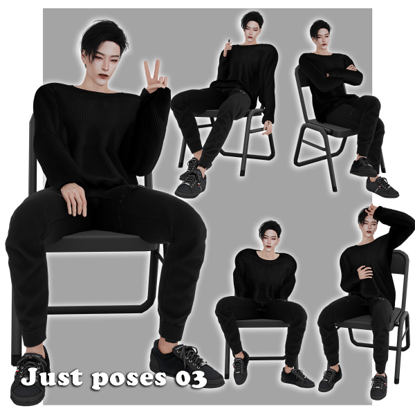 Alpha Just poses 03 and 04 by simmer_creator - The Sims 4 Custom Content