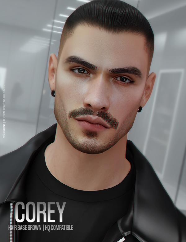 Alpha VOLKS HAIR BASE N05 [Brown] by volkstonesims - The Sims 4 Custom Content