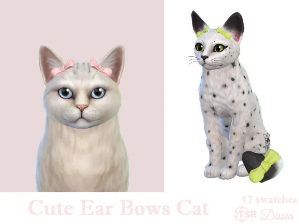 Maxis Match Cute Ear Bows Cats by thesimsresource - The Sims 4 Custom Content
