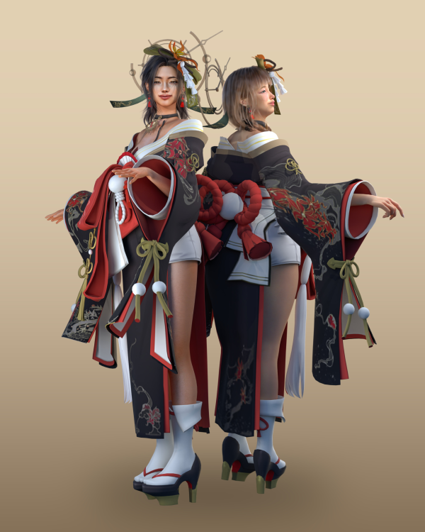 Alpha Hotori Set by simsfinds - The Sims 4 Custom Content