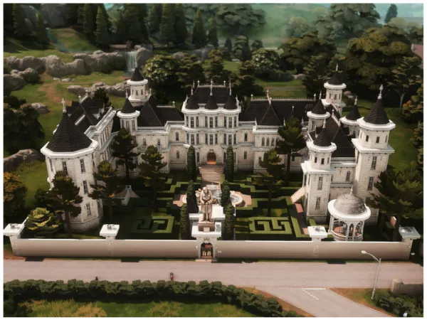 Maxis Match MM Mansion 2 by Merin_Martini - The Sims 4 Custom Content