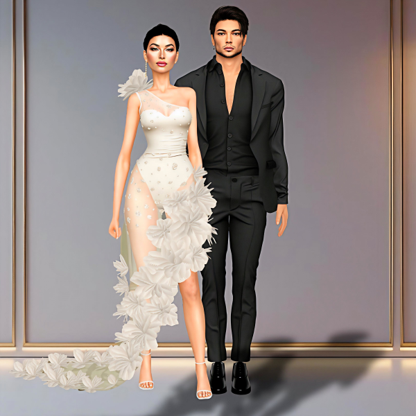 Alpha Adrien Versailles & Aurélia Devane Red Carpet Couple by yolimi - The Sims 4 custom content