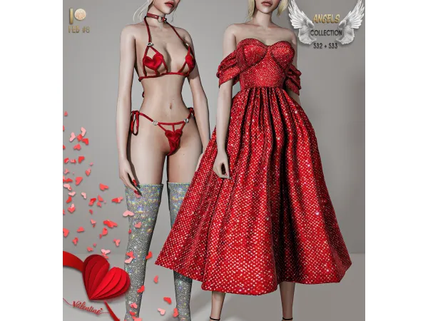 Alpha VALENTINE COLLECTION S32 S33 tr by busra - The Sims 4 Custom Content