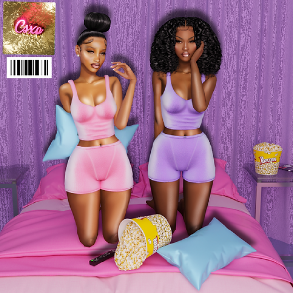 Alpha Slumber Set by simsfinds - The Sims 4 Custom Content