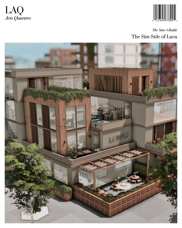 Maxis Match Landgraab Architecture Quarters San Myshuno by simsfinds - The Sims 4 Custom Content