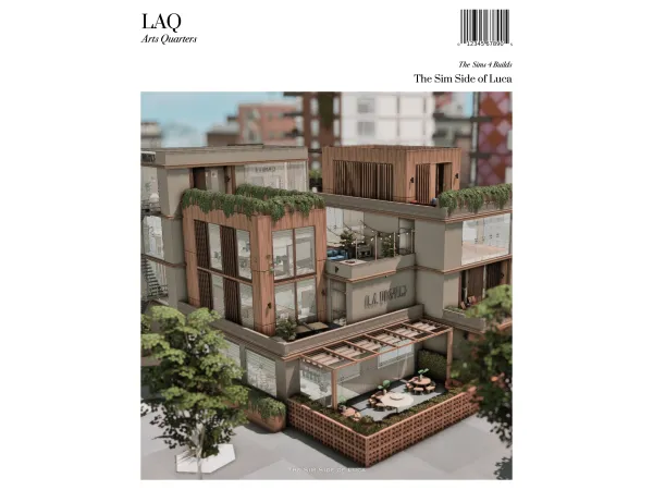 Landgraab Architecture Quarters | San Myshuno by TheSimSideofLuca