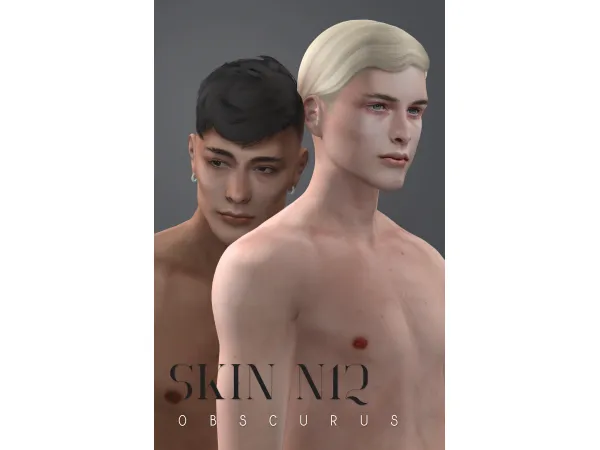 Alpha SKIN N12 HAS COME1 sims by obscurus - The Sims 4 Custom Content