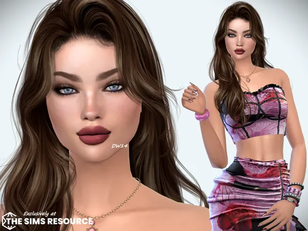 Mix Ginny Andrews - The Sims 4 Custom Content