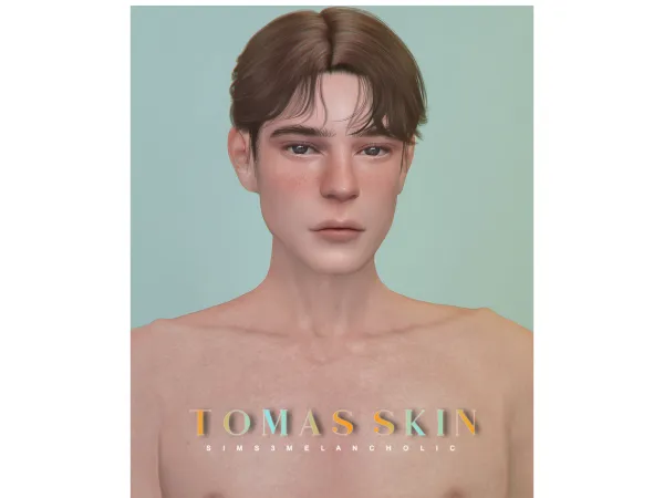 Alpha TOMAS SKIN by sims3melancholic - The Sims 4 Custom Content