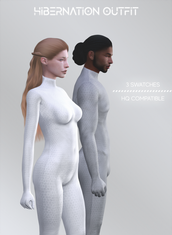 Alpha SPACE STATION OUTFIT rear admiral by simsfinds - The Sims 4 Custom Content