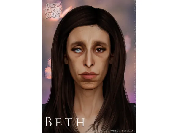 Alpha Beth Visibility Collection MPL Syndrome - The Sims 4 Custom Content