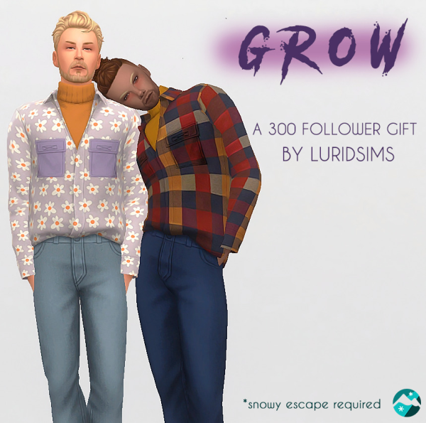 Maxis Match G R O W by simsfinds - The Sims 4 Custom Content