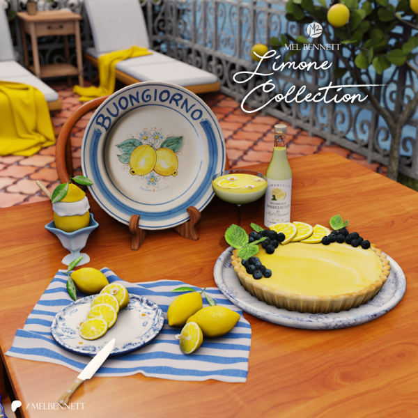 Mix Limone Collection by melbennett - The Sims 4 Custom Content