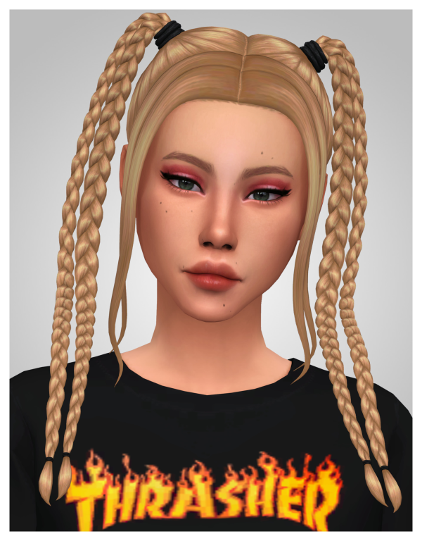 Maxis Match Juliutte Hair The Simmer by simsfinds - The Sims 4 Custom Content