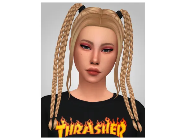 Maxis Match Juliutte Hair The Simmer by Aladdin - The Sims 4 Custom Content