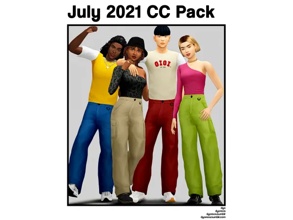 [Dyoreos] July 2021 CC Pack by dyoreos