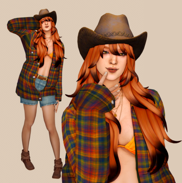 Maxis Match Сандра by simsfinds - The Sims 4 Custom Content