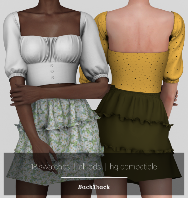 Alpha Summer Dream Set by BackTrack - The Sims 4 Custom Content