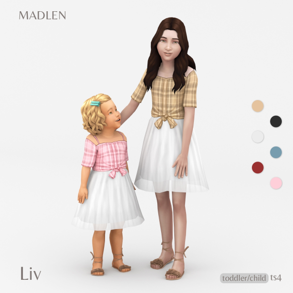 Maxis Match Liv Outfit by madlensims - The Sims 4 Custom Content