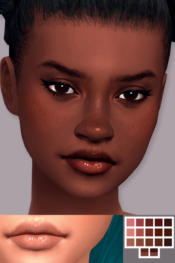 Maxis Match Darling Lips by simsfinds - The Sims 4 Custom Content