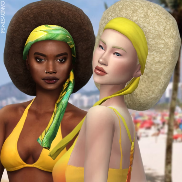 Maxis Match manila HAIR by simsfinds - The Sims 4 Custom Content