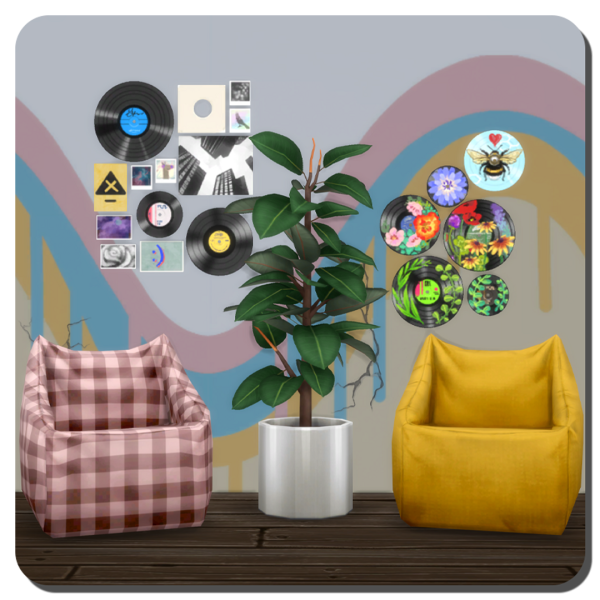 Maxis Match BAGGIE CHAIR RECOLOR by simsfinds - The Sims 4 Custom Content