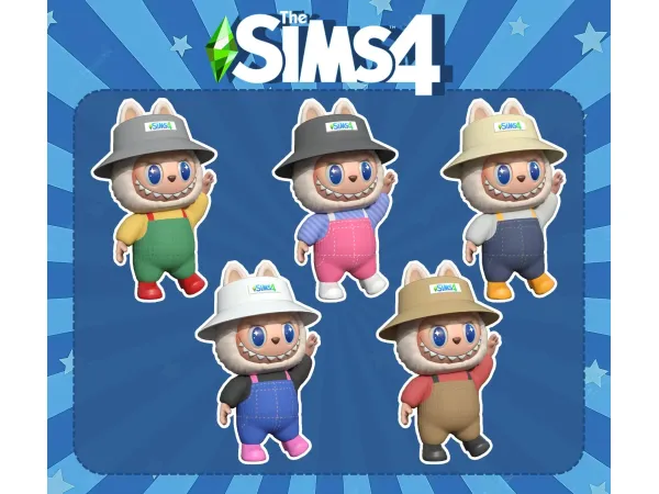 Alpha Labubu by PiggywSims - The Sims 4 Custom Content