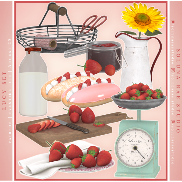 Alpha SolunaRae Lucy Set by solunarae - The Sims 4 Custom Content